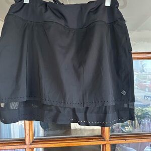 Athleta Black Skort